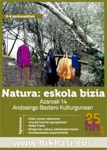 Andoain: Natura: eskola bizia jardunaldia