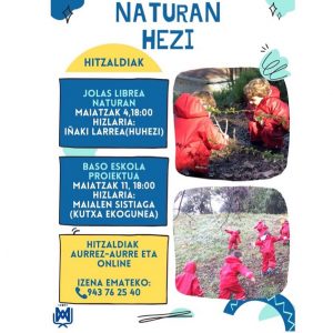 Bergara: Baso Eskola proiektua. Hitzaldia