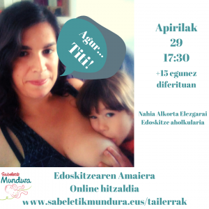 Agur… titi! Edoskitzearen amaiera. – Online hitzaldia