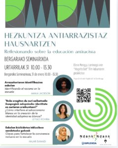 Bergara: Hezkuntza antiarrazistaz hausnartzen