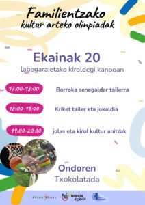 Bergara: familientzako kultur arteko olinpiadak